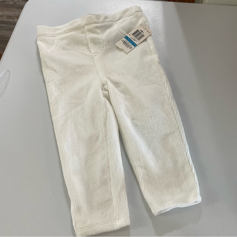 Kids Crème Corduroy knit Pants